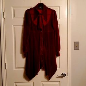 XL Killstar Blood Velvet Dress